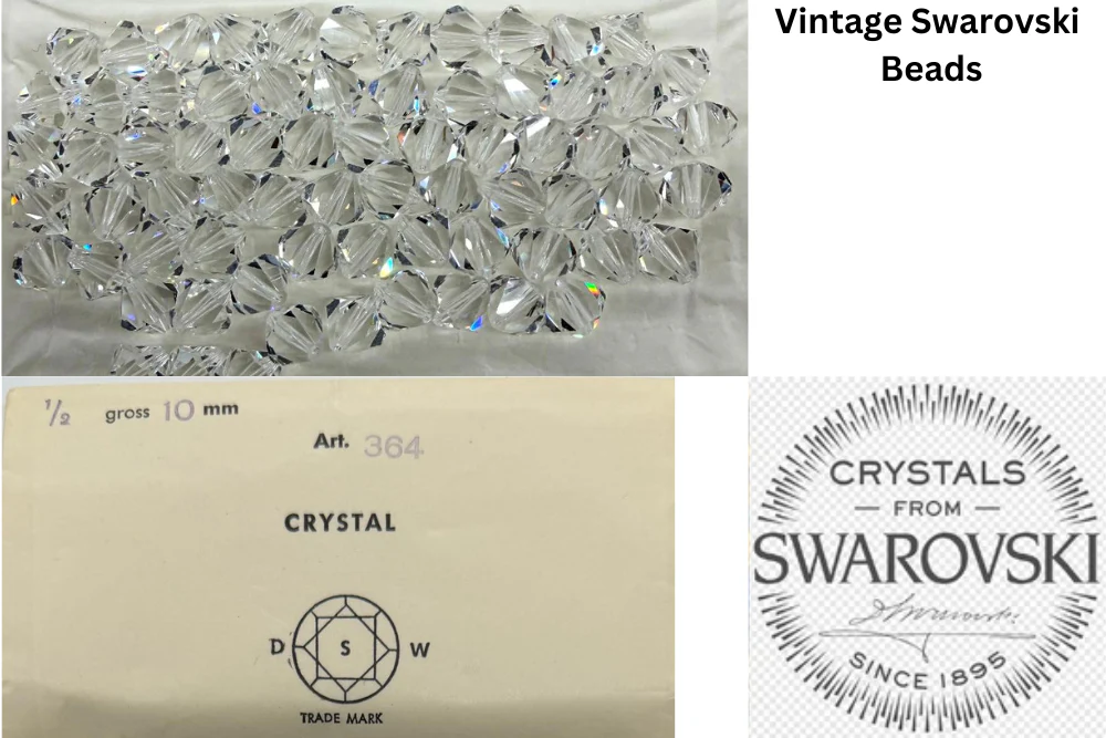144 pcs Vintage Swarovski Crystal Beads 10 mm - Art 364