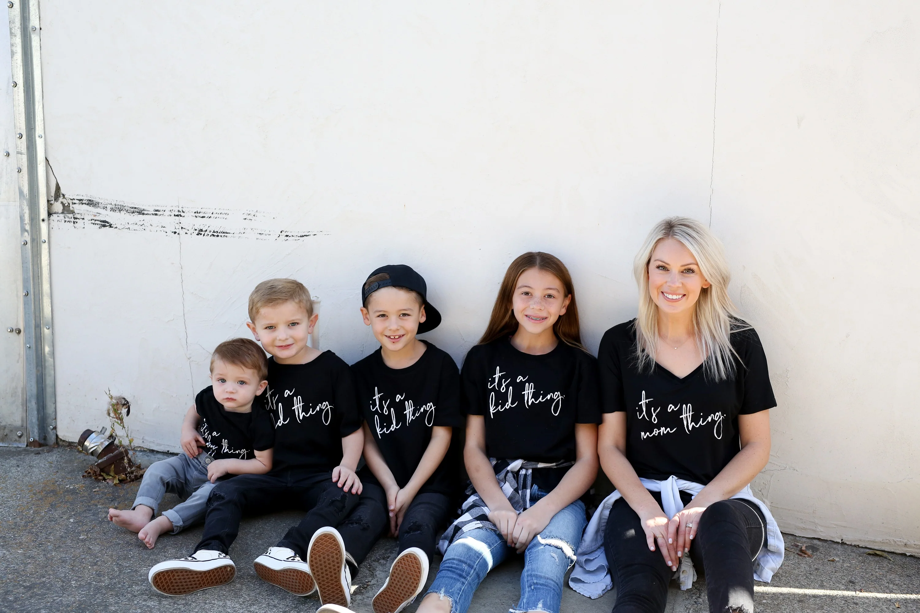 Baby and Kid Coordinating Tee Shirts - 17 Total