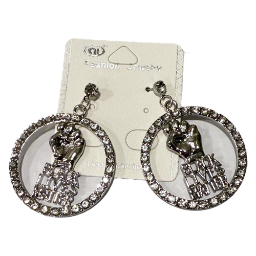 Black Lives Matter (BLM) Fashion Earrings Box