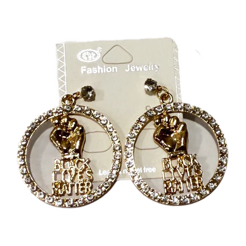 Black Lives Matter (BLM) Fashion Earrings Box - Image 2