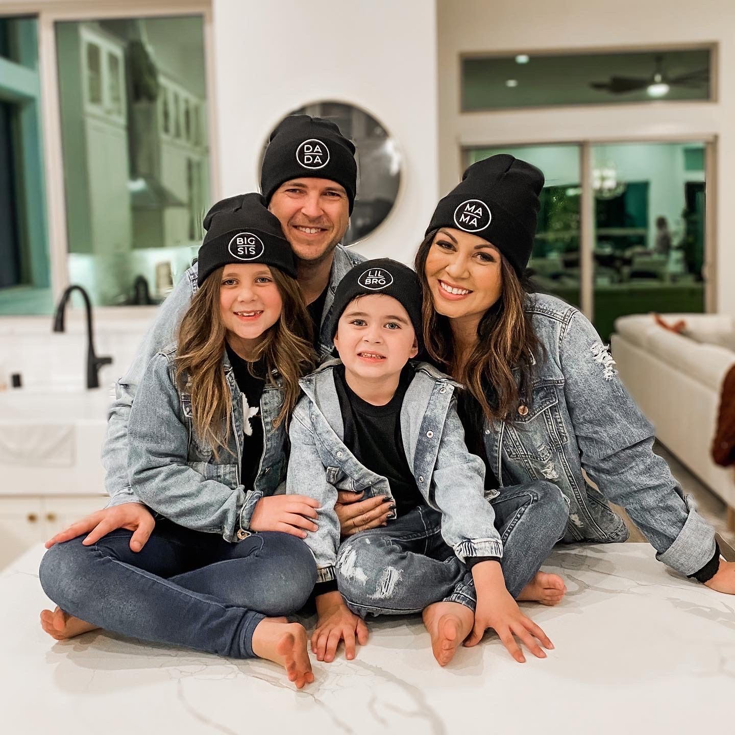 Cute Family Beanies - Mom, Dad, Siblings, and Mini