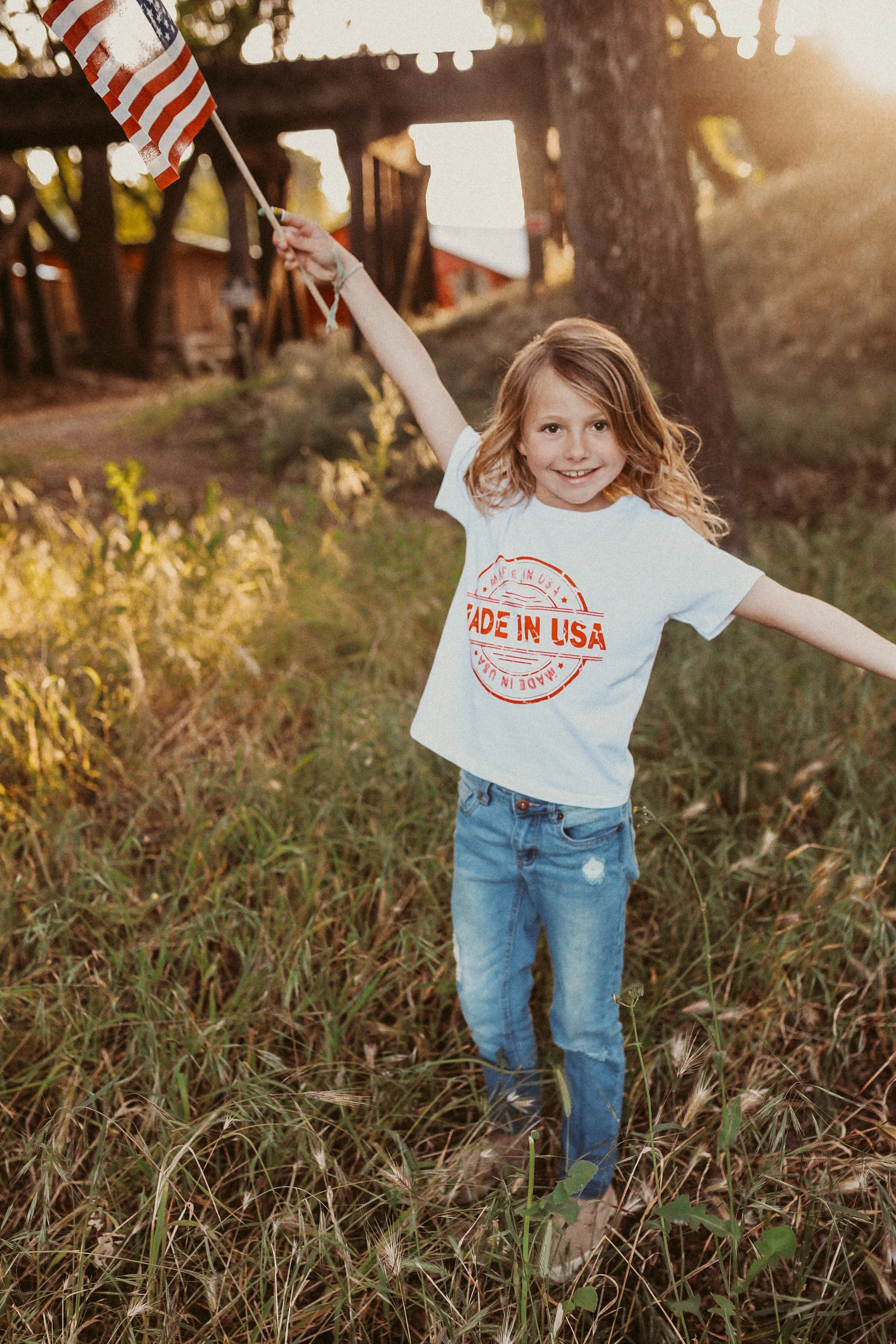 Made in the USA Shirts for Children - 83 Total