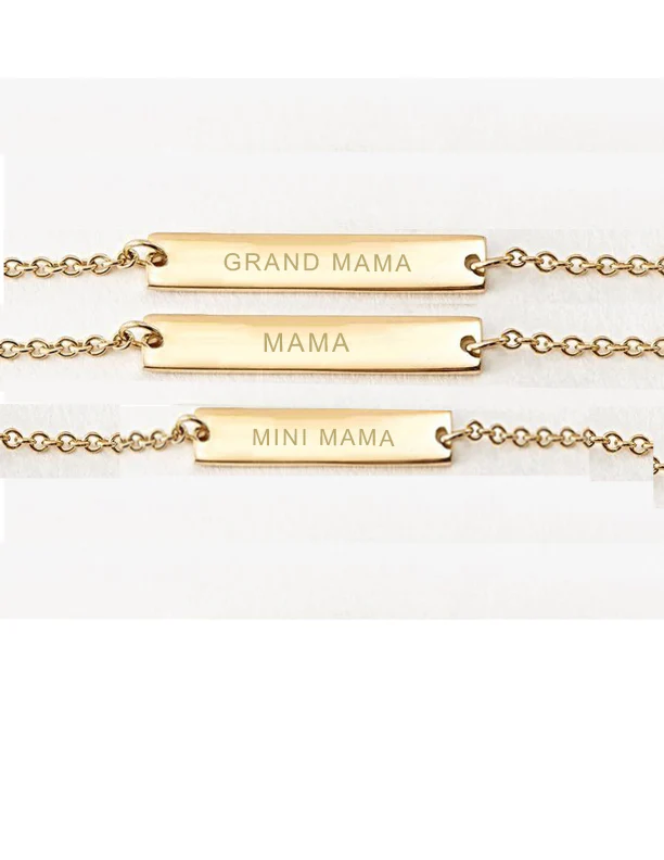 Mixed Mom, Grandma, Baby Bracelets - Image 2