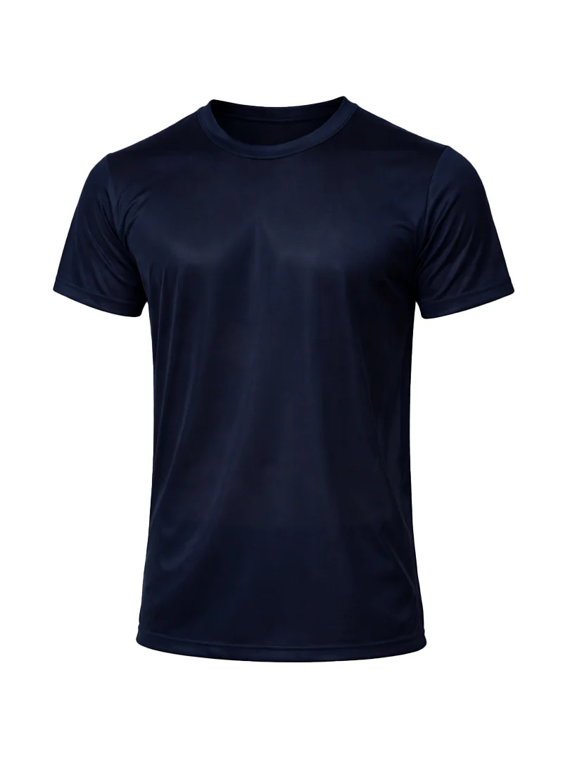 Big & Tall Man's Nylon Tricot Crew Neck T-shirt Assorted Pack - Image 11