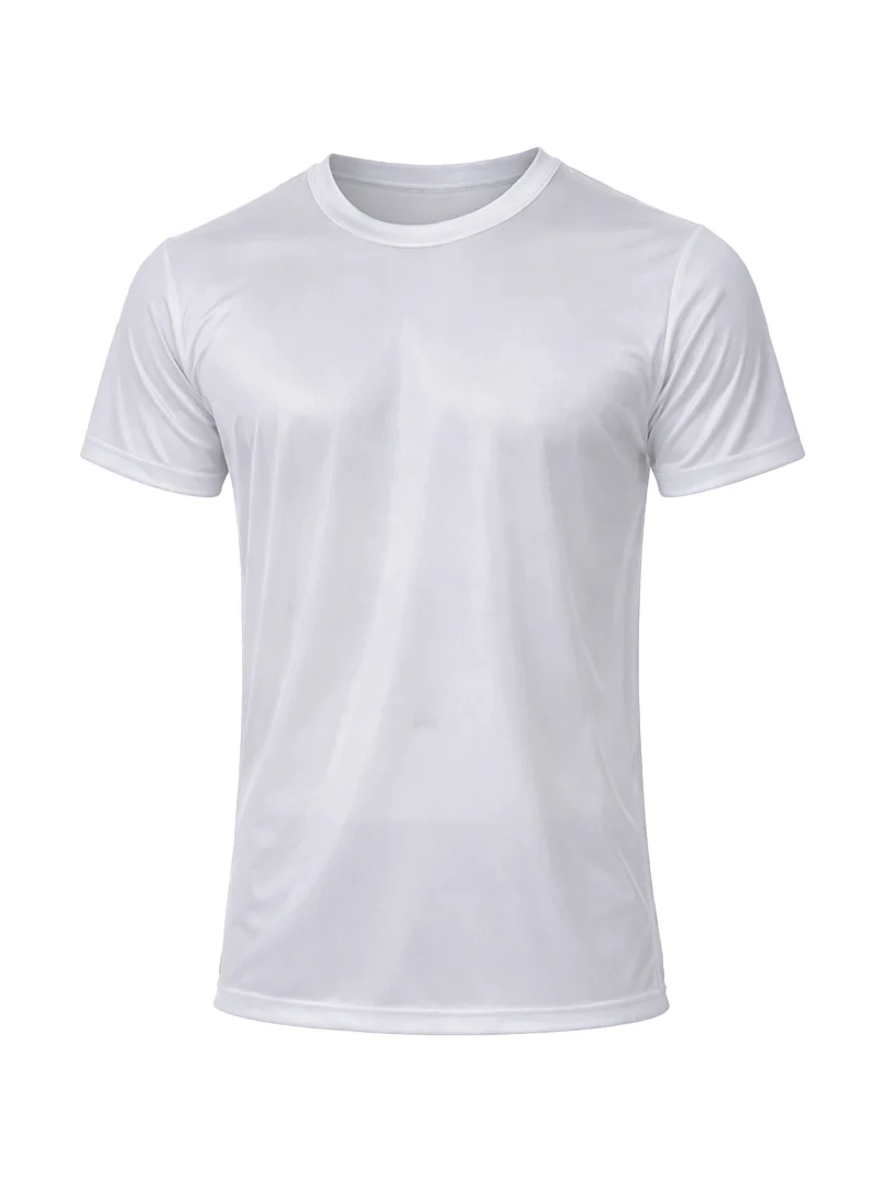 Big & Tall Man's Nylon Tricot Crew Neck T-shirt Assorted Pack - Image 12