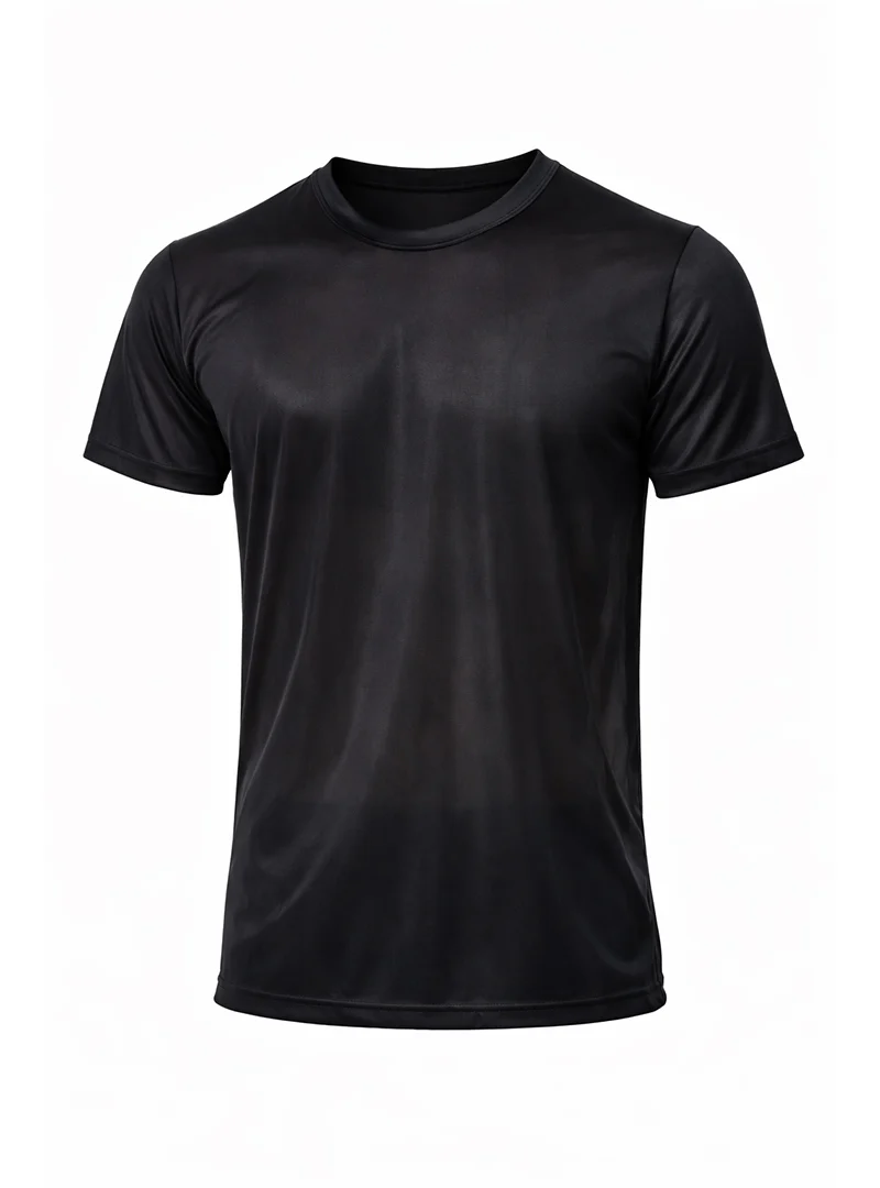 Big & Tall Man's Nylon Tricot Crew Neck T-shirt Assorted Pack - Image 2