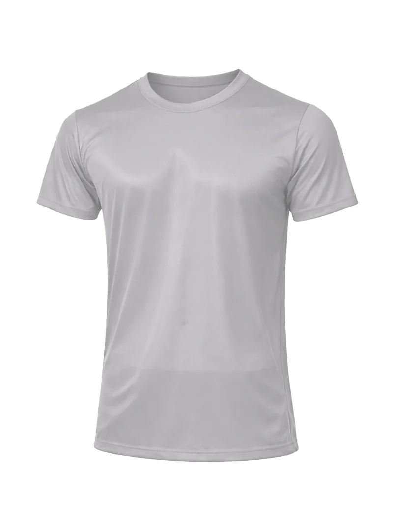 Big & Tall Man's Nylon Tricot Crew Neck T-shirt Assorted Pack - Image 5