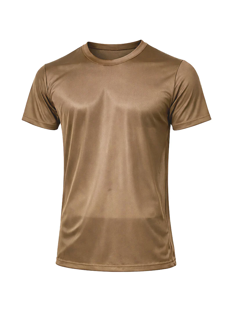 Big & Tall Man's Nylon Tricot Crew Neck T-shirt Assorted Pack - Image 6