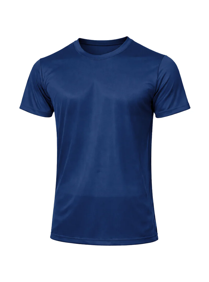 Big & Tall Man's Nylon Tricot Crew Neck T-shirt Assorted Pack - Image 7