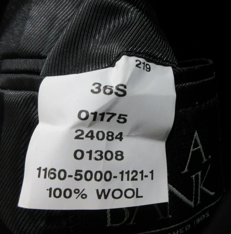 Three Joseph A Bank Black 100% Wool Notch Lapel Tuxedo Jackets - New with Tags - Image 3